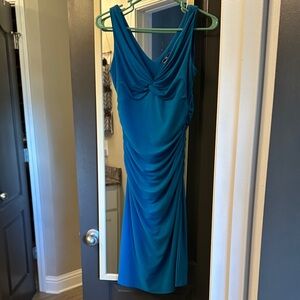 American Living Vibrant Blue Mini Dress